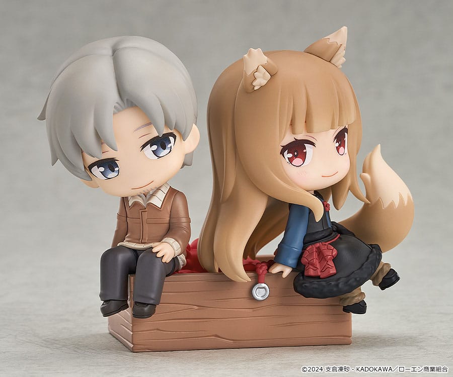 Spice and Wolf: Merchant Meets the Wise Wolf Figura mini Memory mini Lawrence & Holo 8 cm