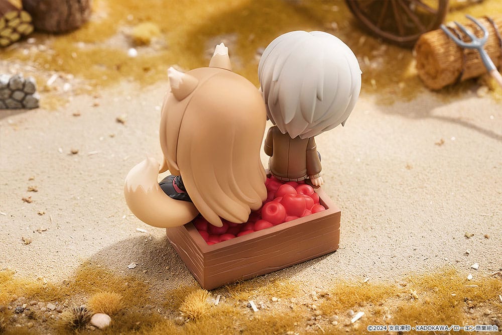 Spice and Wolf: Merchant Meets the Wise Wolf Figura mini Memory mini Lawrence & Holo 8 cm