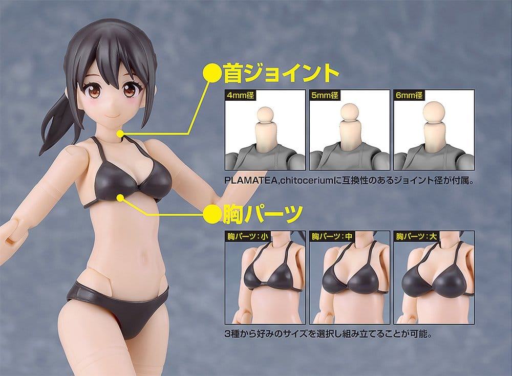 Cutie Honey Nova Maqueta PLAMATEA Muse Body: Ichika Bikini Ver. A Type 15 cm