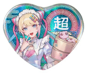 Needy Streamer Overload Needy Streamer Chinese Restaurant Series Heart-Shaped chapa OMGkawaiiAngel 7 x 6 cm
