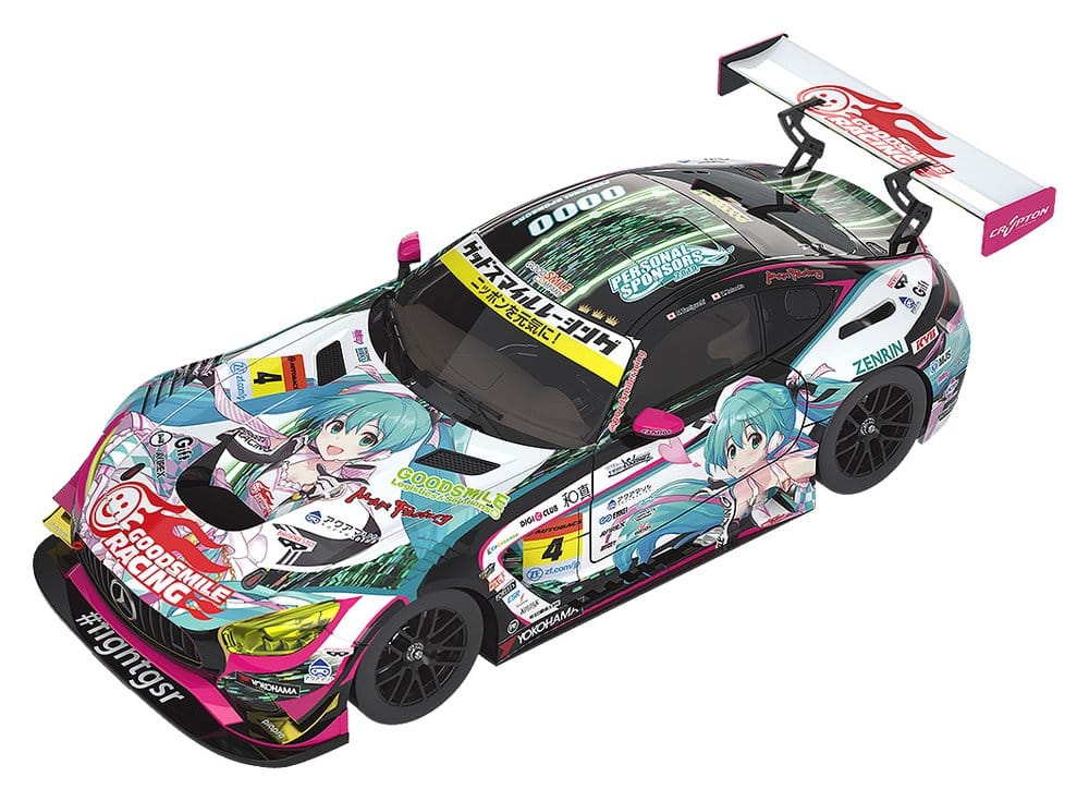 Hatsune Miku GT Project Vehículo 1/64 Good Smile Hatsune Miku AMG 2019 SUPER GT Ver. 7 cm
