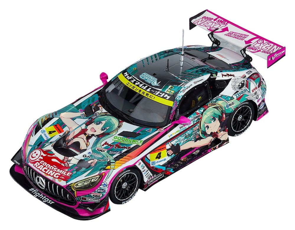 Hatsune Miku GT Project Vehículo 1/64 Hatsune Miku AMG 2020 SUPER GT Ver. 7 cm Frikytopia