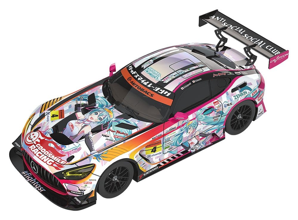 Hatsune Miku GT Project Vehículo 1/64 Hatsune Miku AMG 2021 SUPER GT Round 5 Ver. 7 cm