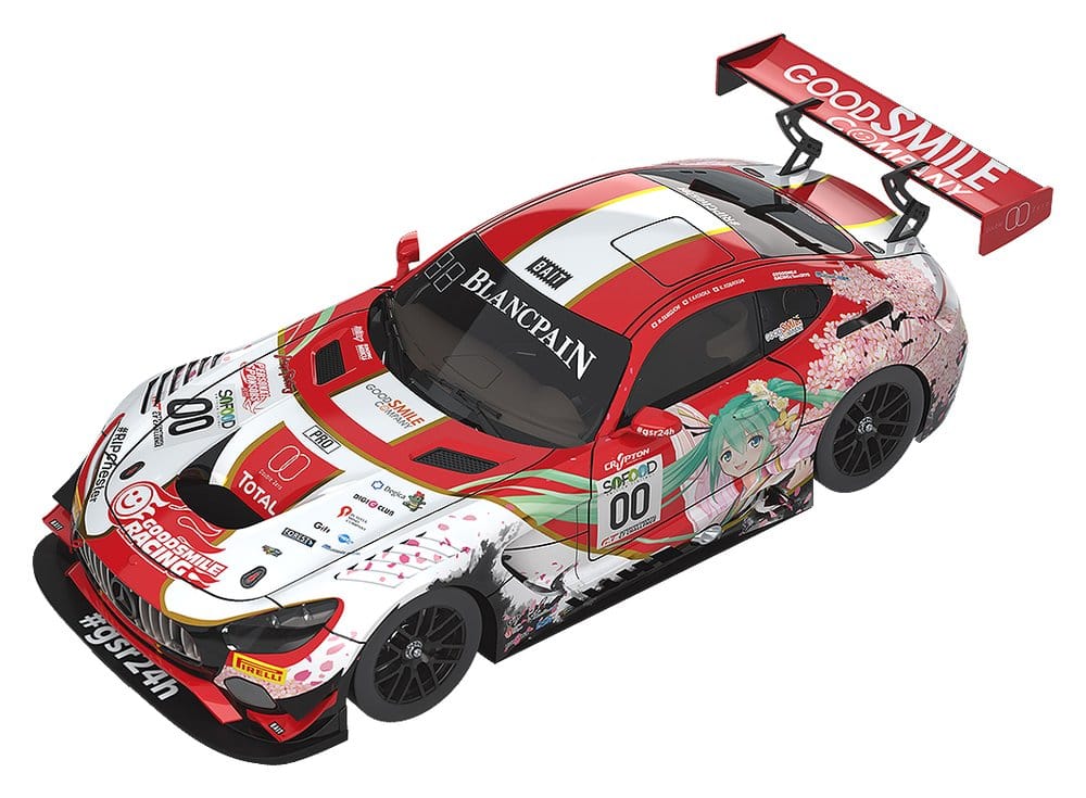 Hatsune Miku GT Project Vehículo 1/64 AMG 2017 SPA24H Ver. 7 cm