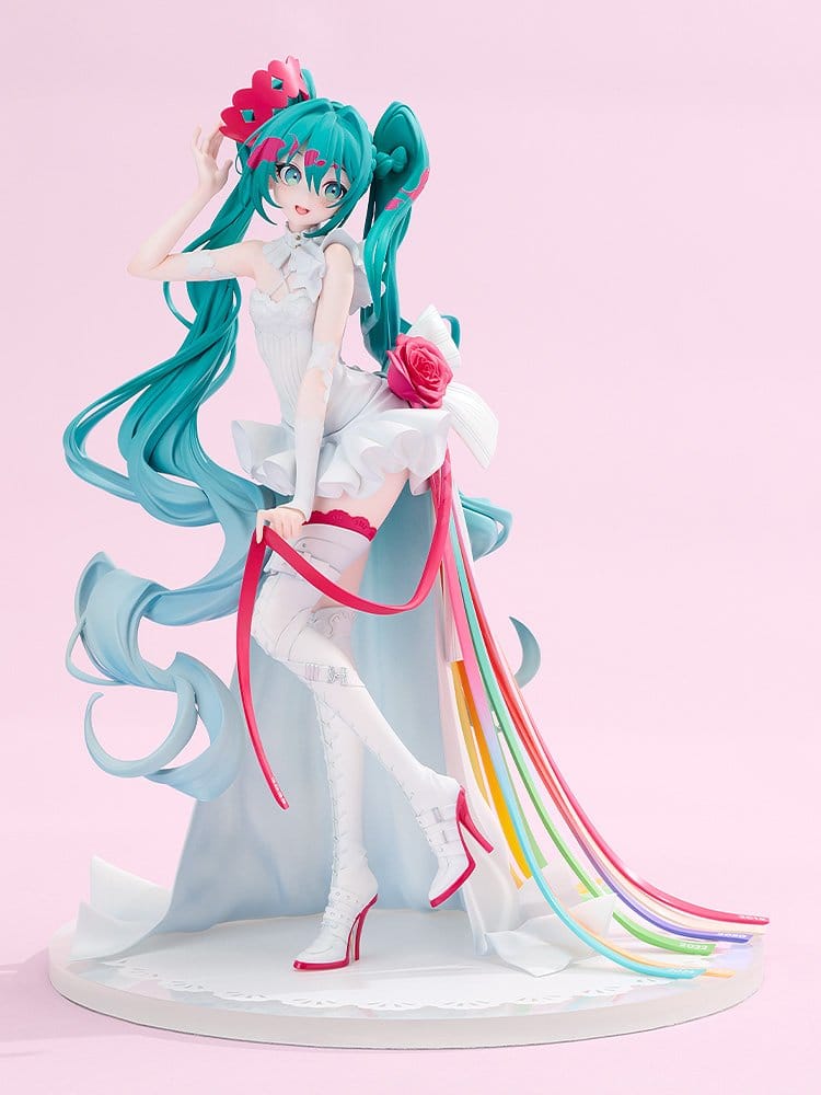 Hatsune Miku GT Project G.S. Collection Figura PVC 1/7 Racing Miku 15th "Rhapsody" 2010-2025 27 cm