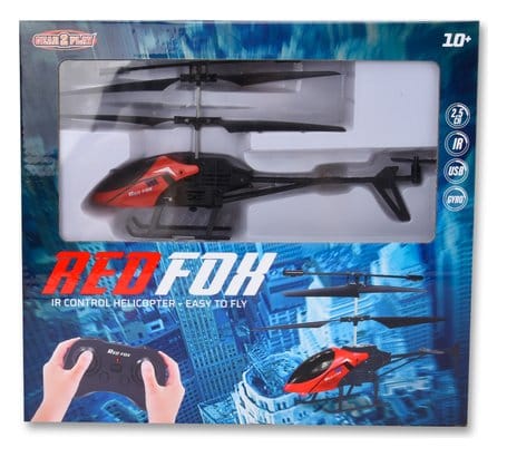 Gear2Play Vehículo Control remoto Helicóptero Red Fox