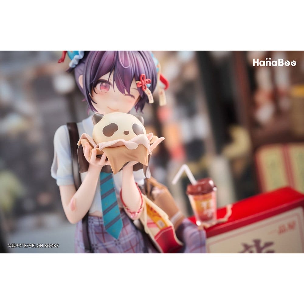 Original Character Figura PVC 1/6 Panda Nikuman-chan Deluxe Edition 26 cm