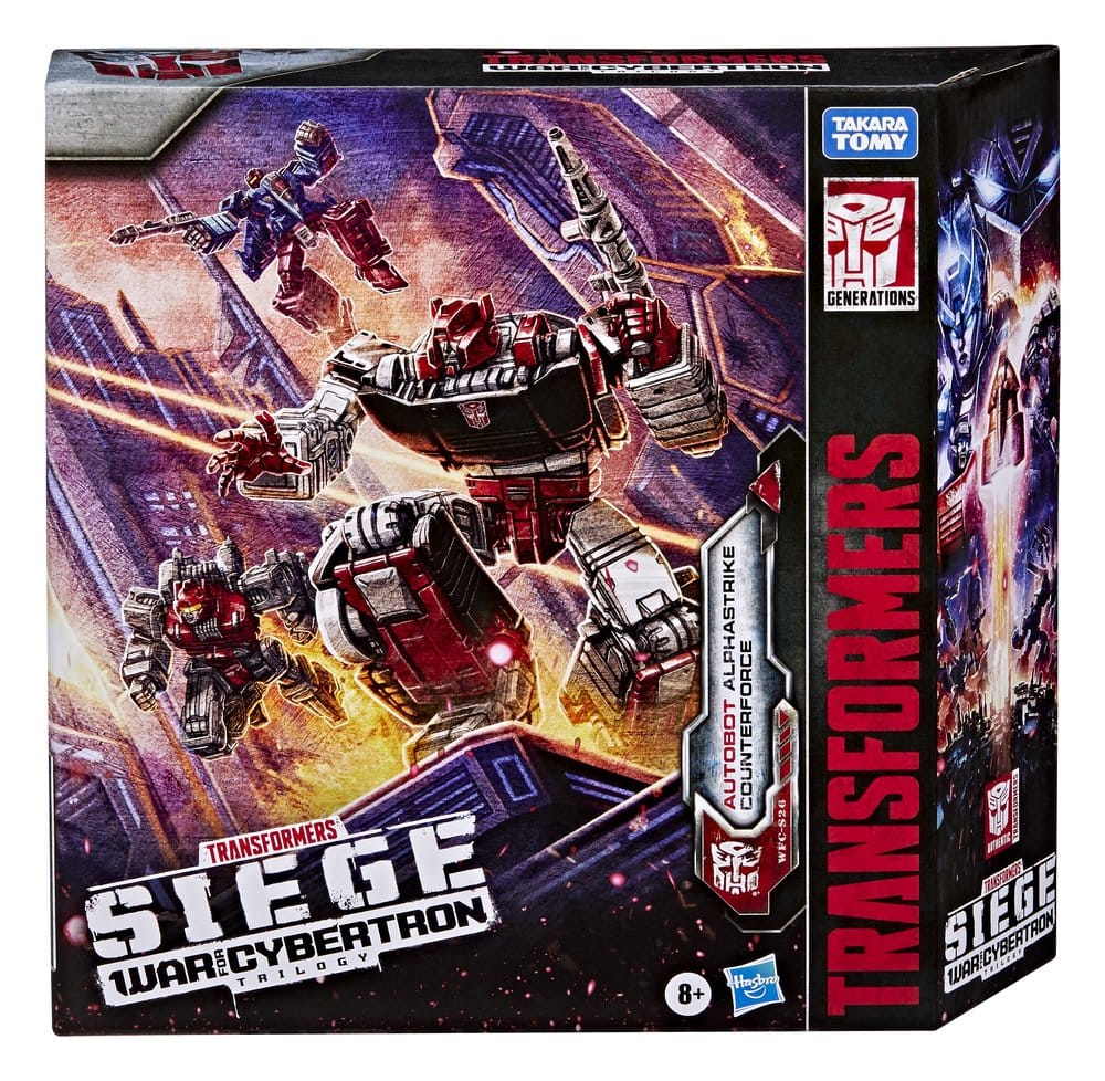 Transformers Generations War for Cybertron: Siege Pack de 3 Figuras Autobot Alphastrike Counterforce