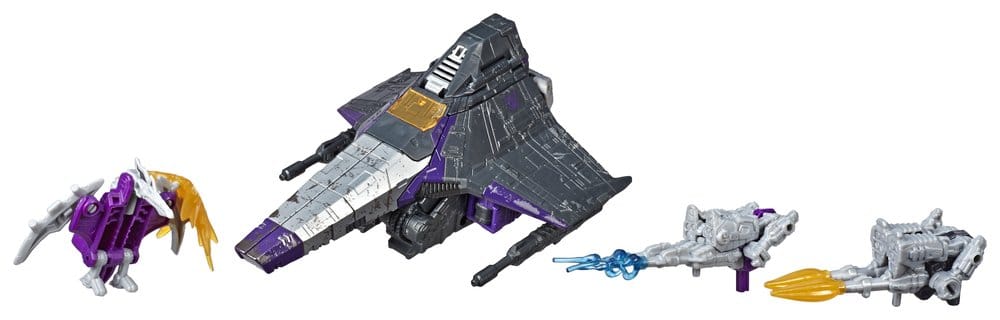 Transformers Generations War for Cybertron: Siege Voyager Class Pack de 4 Figuras Decepticon Phantomstrike Squadron 18 cm