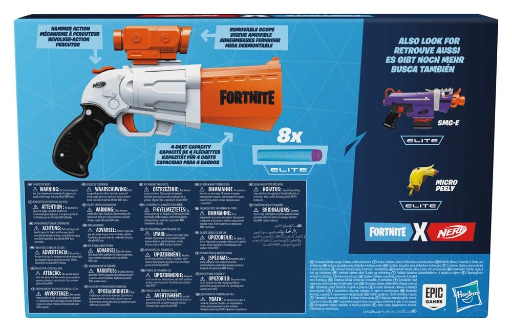 Fortnite NERF Lanzador de Dardos SR