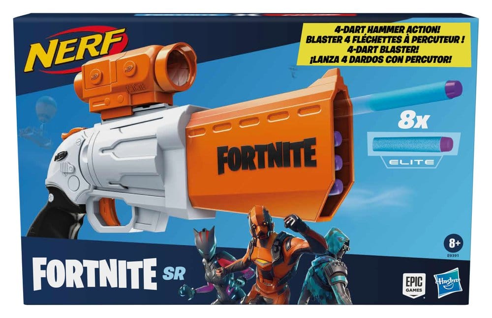 Fortnite NERF Lanzador de Dardos SR