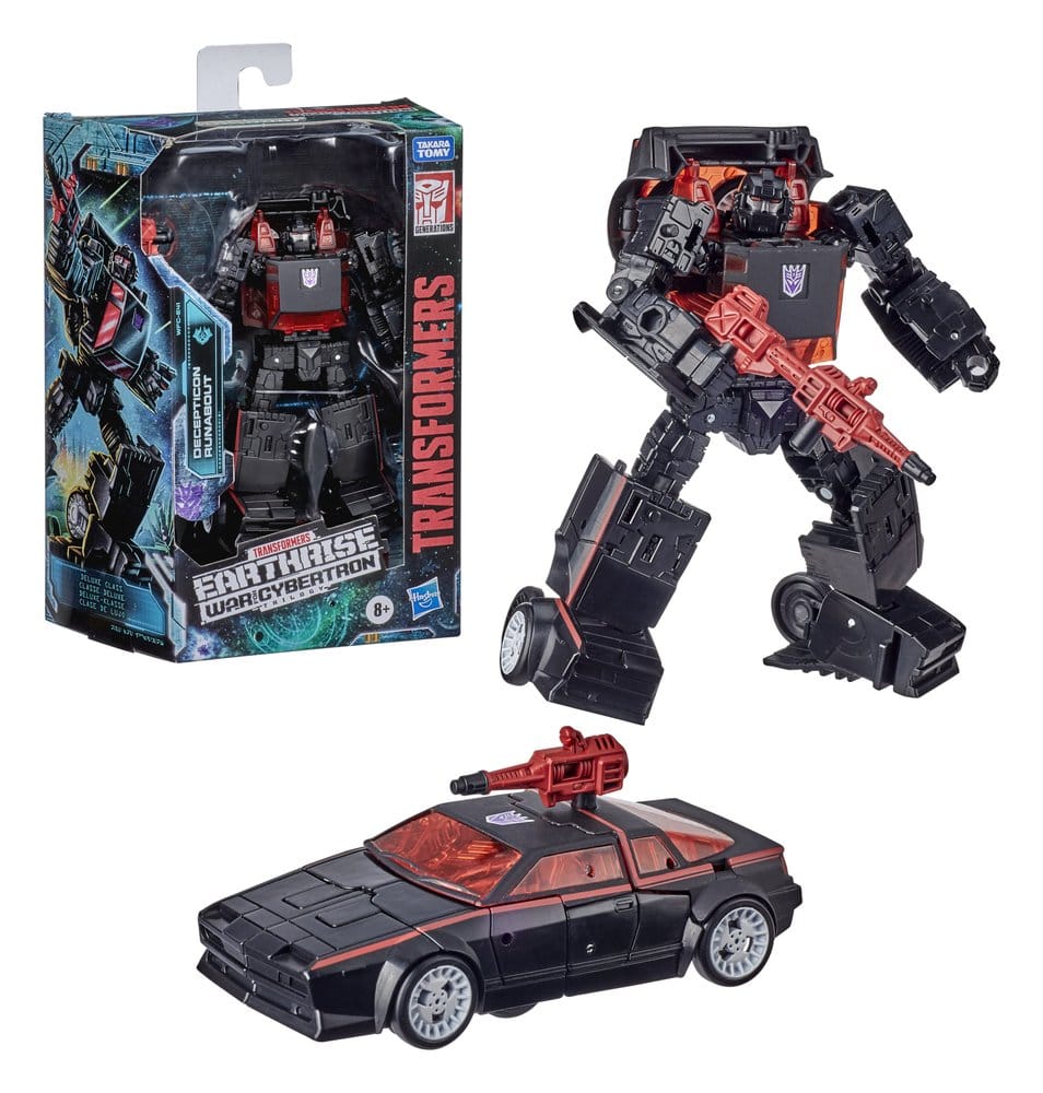 Transformers Generations War for Cybertron: Earthrise Deluxe Class Figura Decepticon Runabout WFC-E41 14 cm