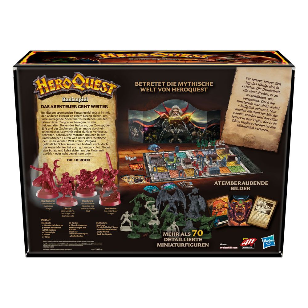 HeroQuest Juego de Mesa Basisspiel alemán