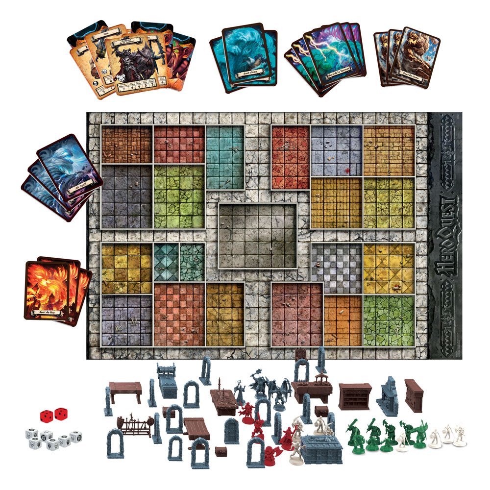 HeroQuest Juego de Mesa Basisspiel alemán