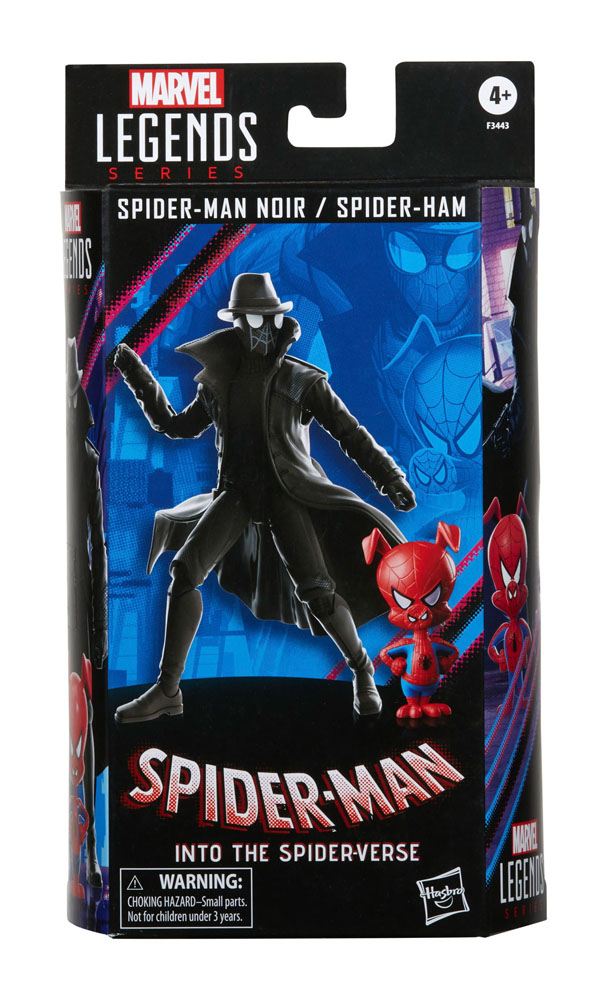 Spider-Man: Un nuevo universo Marvel Legends Pack de 2 Figuras 2022 Spider-Man Noir & Spider-Ham 15 cm