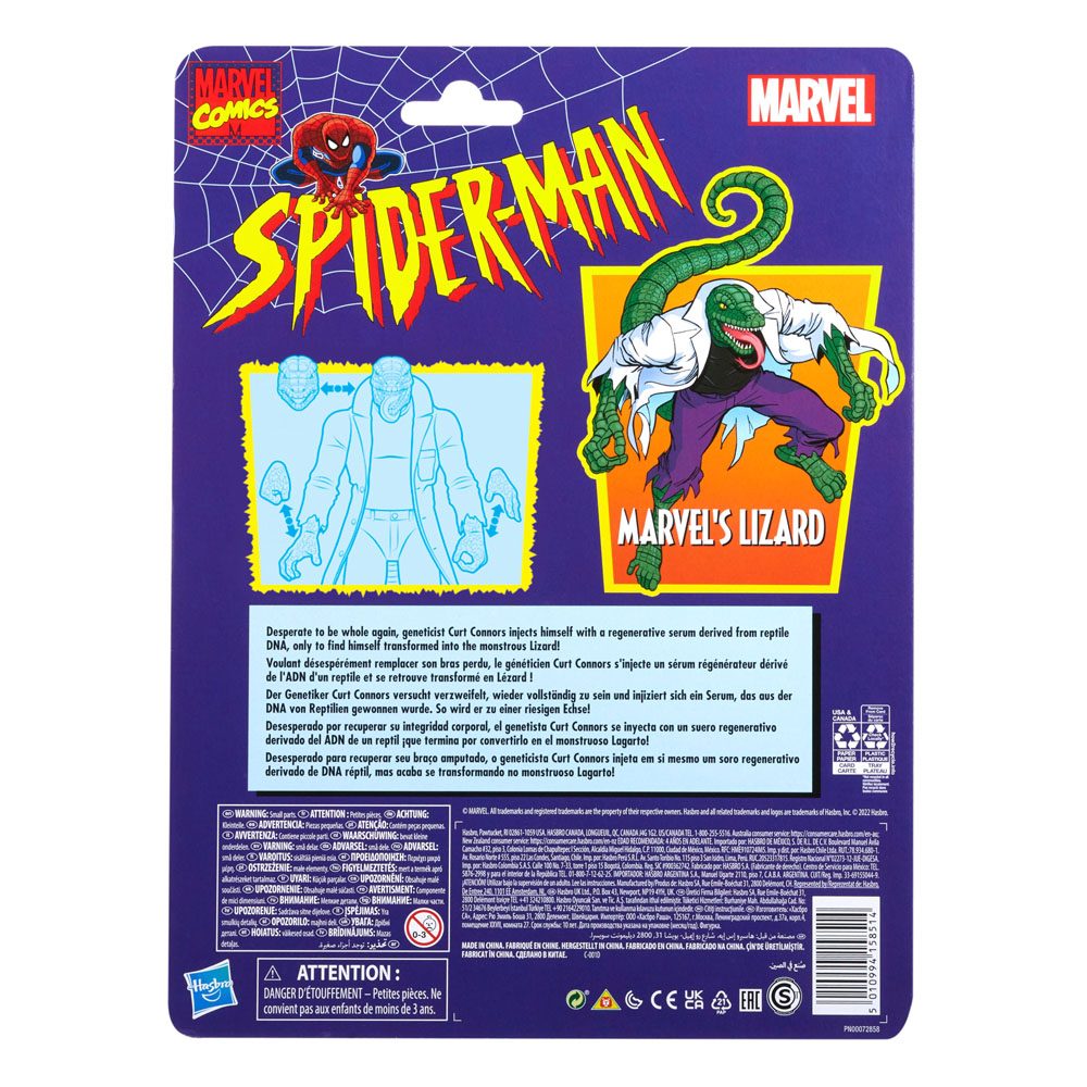 Spider-Man Marvel Legends Figura Marvel's Lizard 15 cm