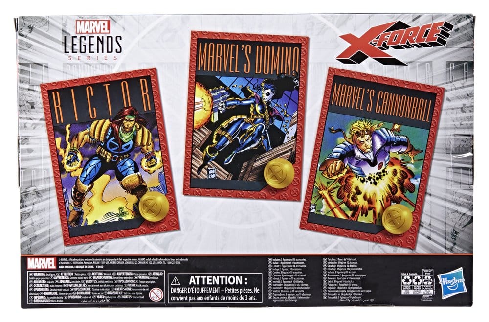Marvel Legends Pack de 3 Figuras X-Force 15 cm