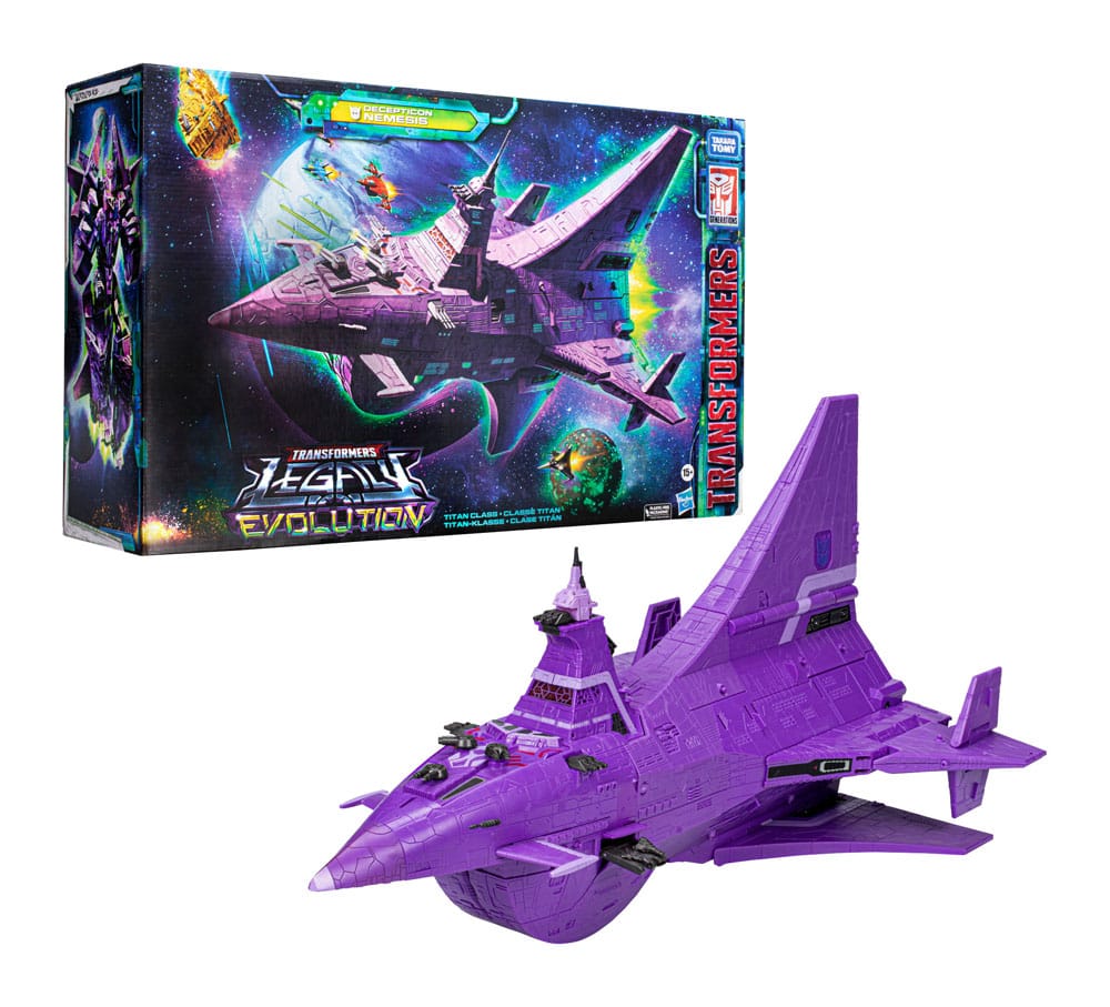 Transformers Generations Legacy Evolution Titan Class Action Figura Decepticon Nemesis 60 cm