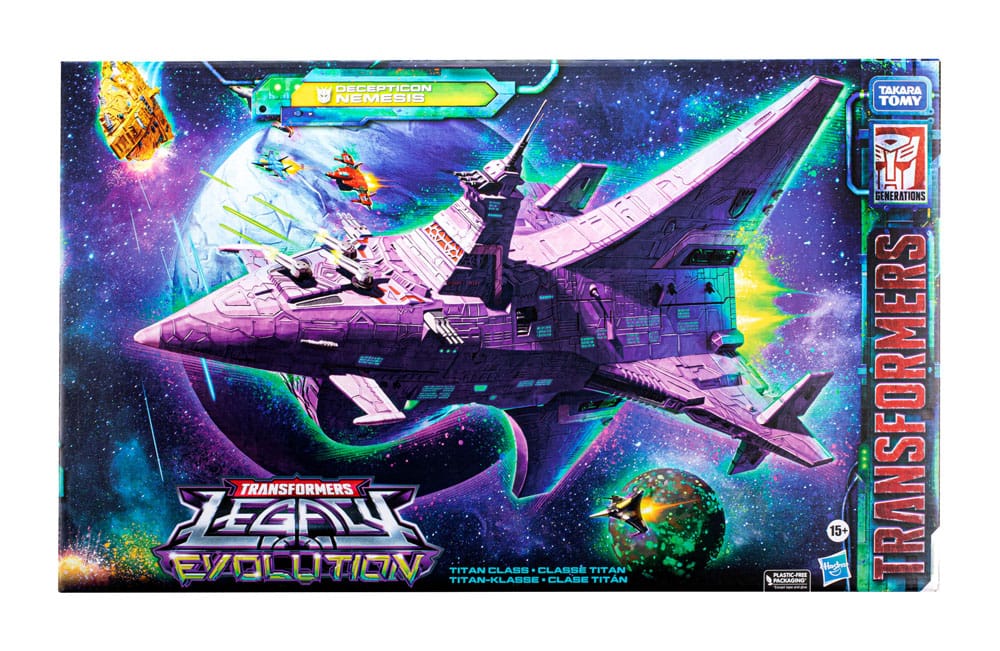 Transformers Generations Legacy Evolution Titan Class Action Figura Decepticon Nemesis 60 cm