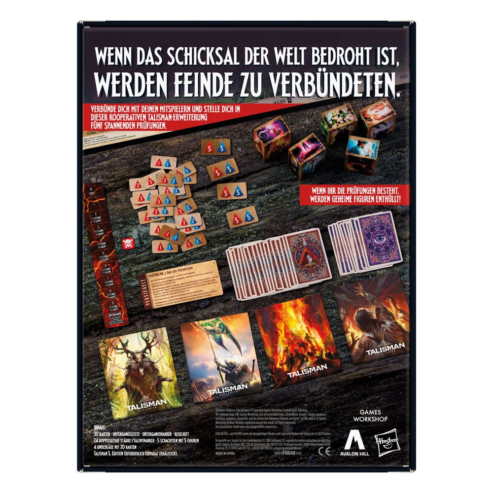 Talisman: Allianzen Expansión del Juego de Mesa Ruf des Schicksals *Edición Aléman*
