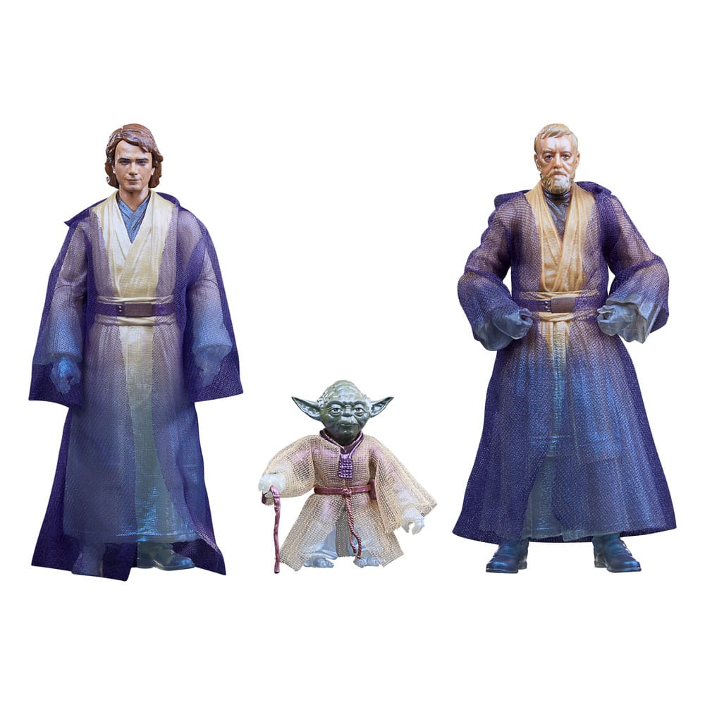Star Wars Episode VI Black Series Pack de 3 Figuras Force Spirits 15 cm Frikytopia