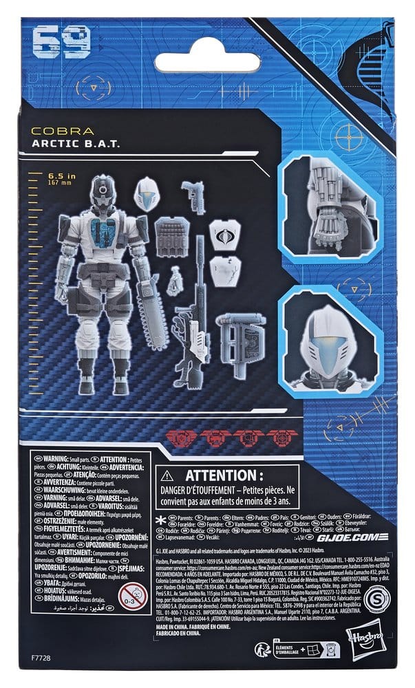 GI Joe Classified Series Figura Arctic B.A.T. 15 cm