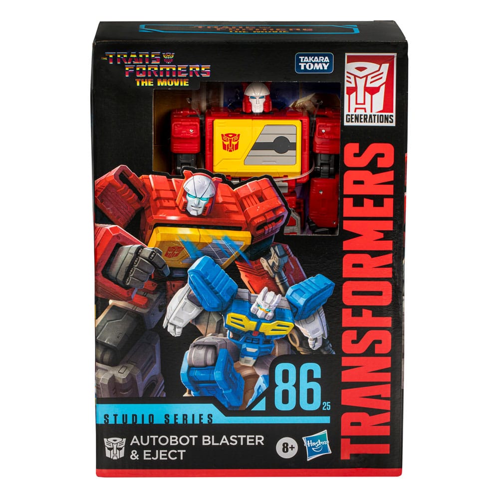 The Transformers: The Movie Generations Studio Series Voyager Class Figura Autobot Blaster & Eject 16 cm