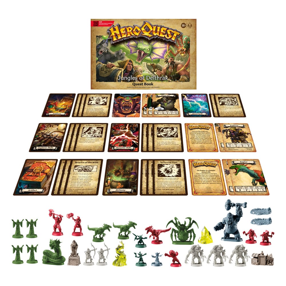 HeroQuest Expansión del Juego de Mesa Jungles of Delthrak Pack de Misión *Edición Inglés*