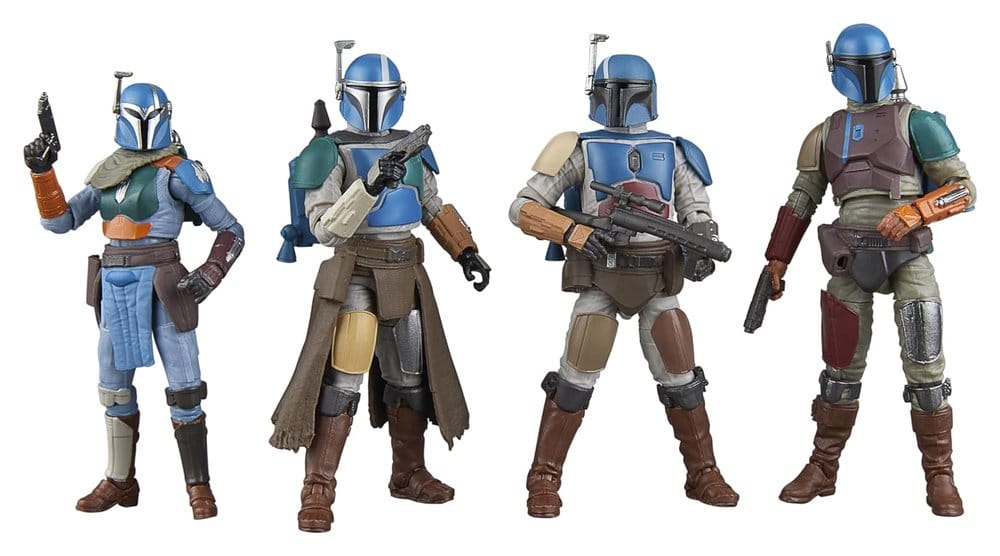Star Wars The Mandalorian Vintage Collection Pack de 4 Figuras Mandalorian Shriek-Hawk 10 cm Frikytopia