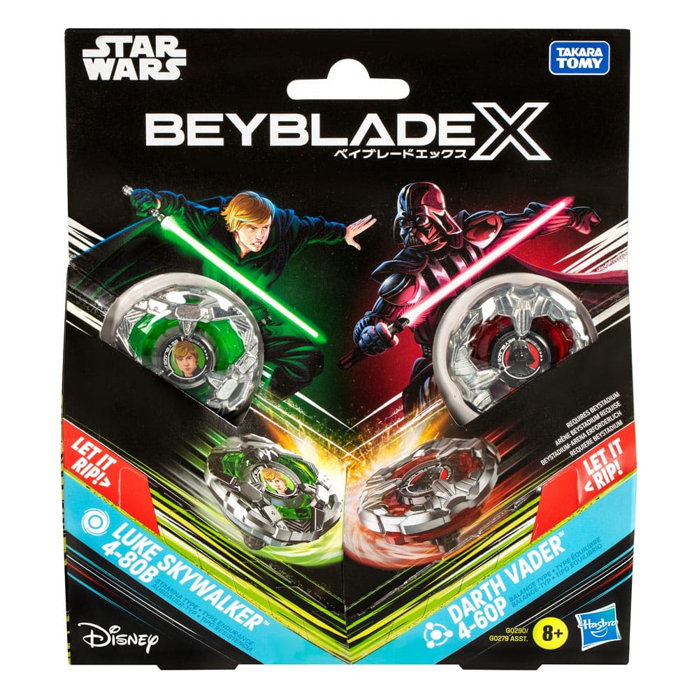 Juego Luke Skywalker 4-80B Darth Vader 4-60P Beyblade X