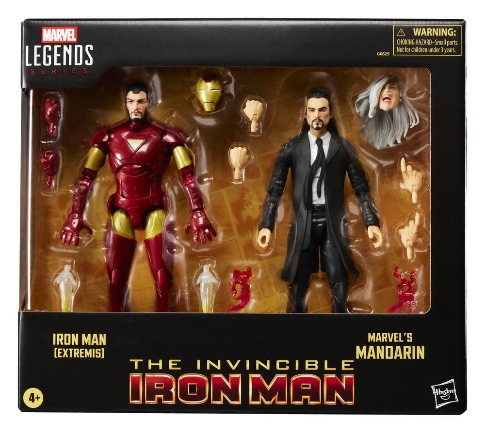 Marvel Legends Pack de 2 Figuras Iron Man (Extremis) & Marvel's Mandarin 15 cm