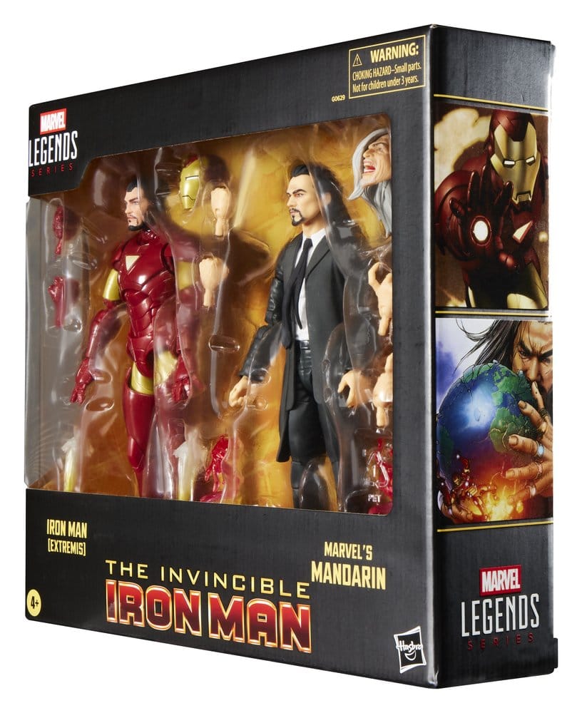 Marvel Legends Pack de 2 Figuras Iron Man (Extremis) & Marvel's Mandarin 15 cm