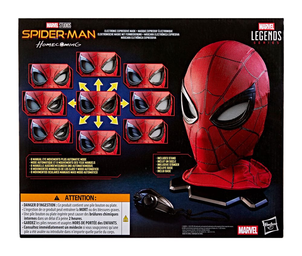 Mascara electronica Spider-Man: Homecoming Marvel Legends Series