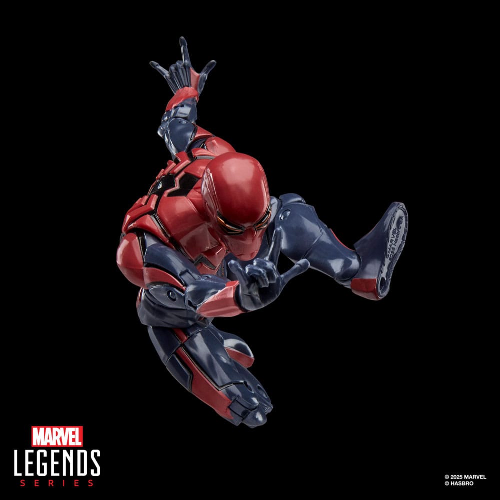Figura hasbro marvel legends series gamerverse spider - man peter parker velocity suit