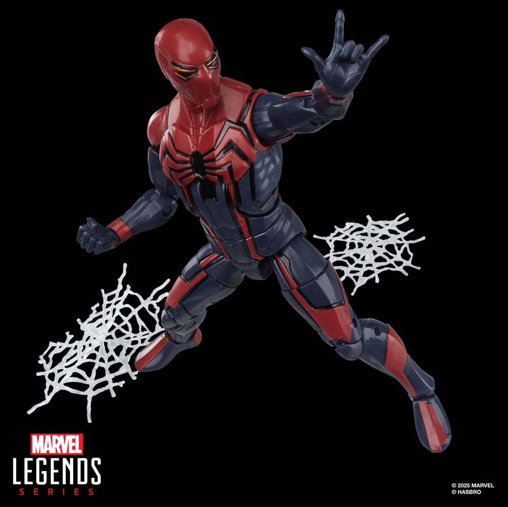 Figura hasbro marvel legends series gamerverse spider - man peter parker velocity suit