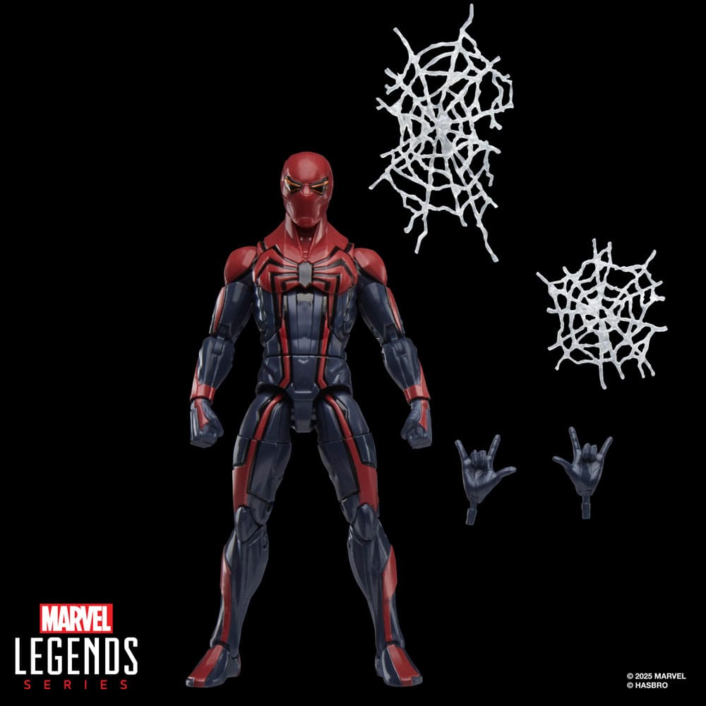 Figura hasbro marvel legends series gamerverse spider - man peter parker velocity suit
