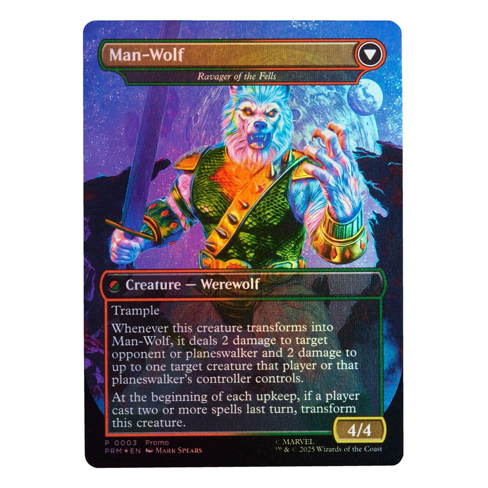 Figura Man-Wolf Magic The Gathering Spider-Man Marvel 15 cm