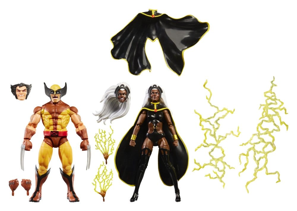 Marvel Legends Pack de 2 Figuras Storm & Wolverine 15 cm