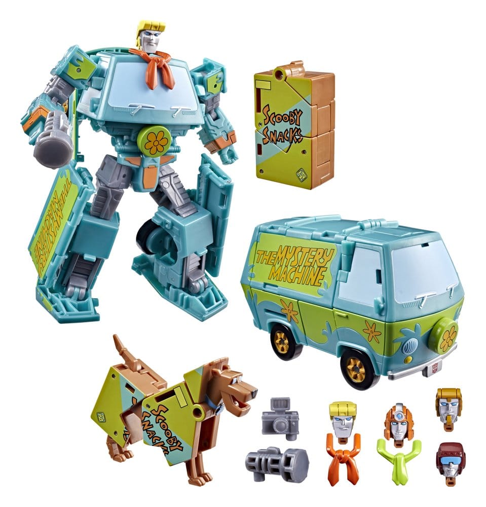 Transformers x Scooby-Doo Pack de 2 Figuras Mysterious Prime & Automutt 15 cm