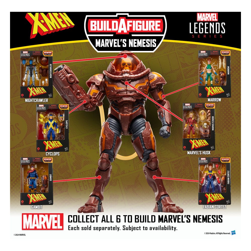 X-Men Marvel Legends Figura Marvel's Husk (BAF: Marvel's Nemesis) 15 cm