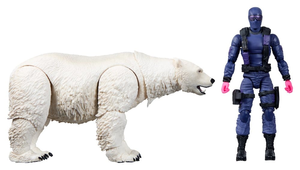 GI Joe Classified Series Figura Snake Eyes with Polar Bear 15 cm Frikytopia
