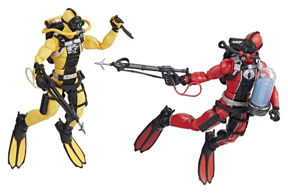 G.I. Joe Classified Series Pack de 2 Figuras #169 G.I. Joe Diver vs. Cobra Diver 15 cm