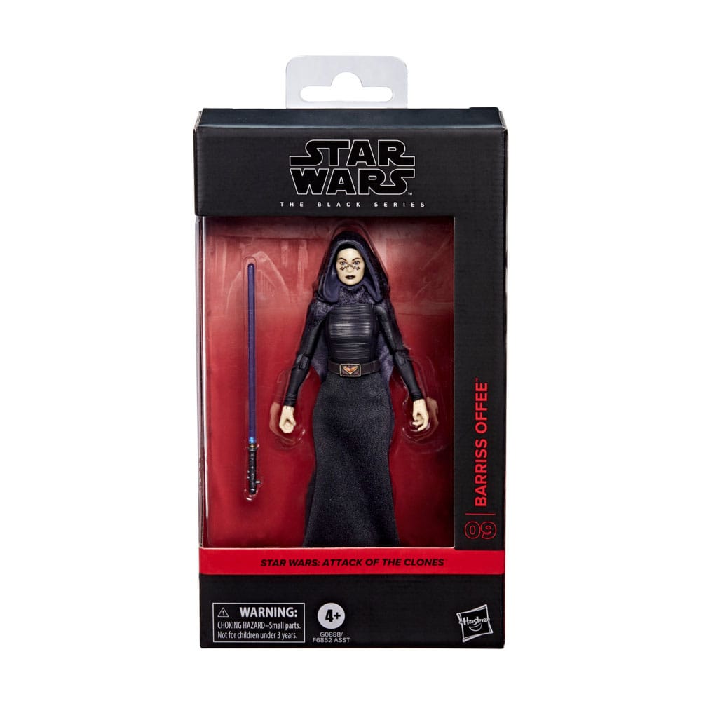 Figura hasbro star wars the black series attack of the clones barriss offee