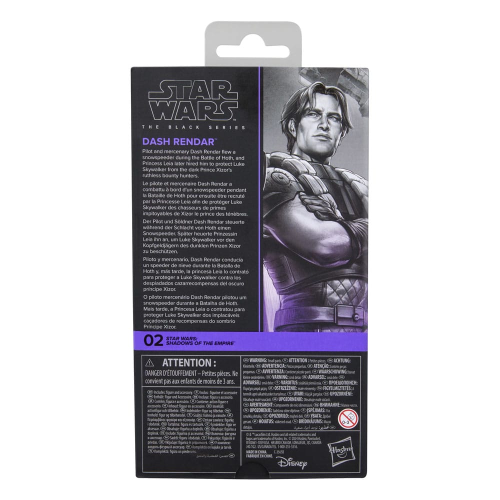 Figura Dash Rendar Sombras del Imperio Star Wars 15 cm