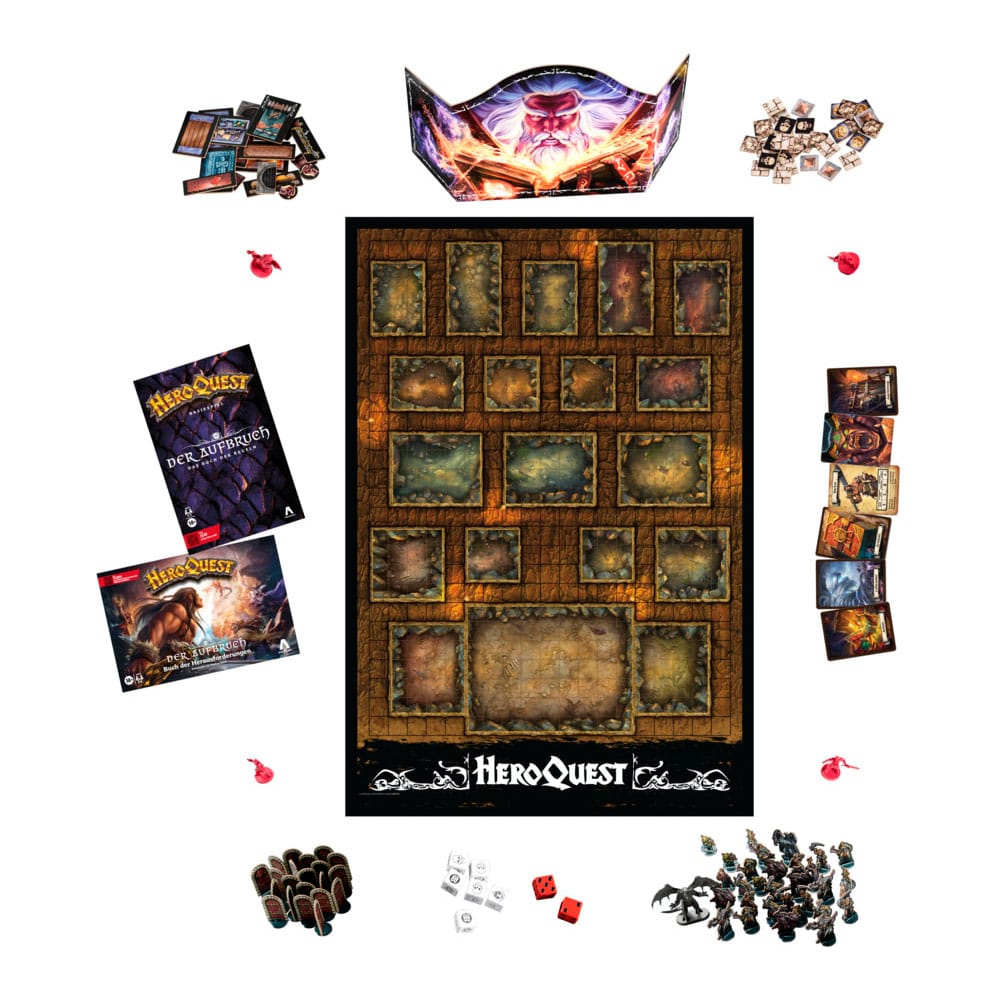 HeroQuest Juego de Mesa Der Aufbruch *Edición Aléman*