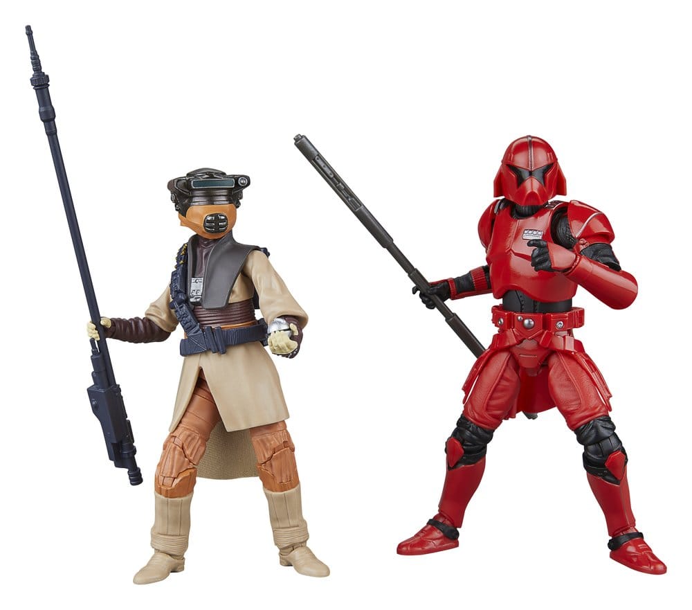 Star Wars: Shadows of the Empire Black Series Figuras Luke Skywalker (Imperial Guard) & Princess Leia Organa (Boushh) 15 cm