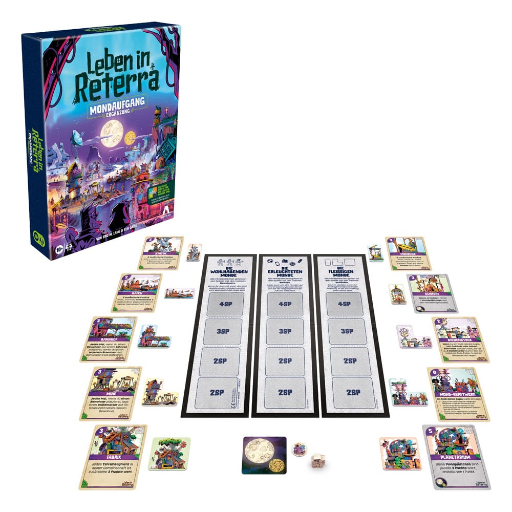 Leben in Reterra Expansión del Juego de Mesa Mondaufgang *Edición Aléman*
