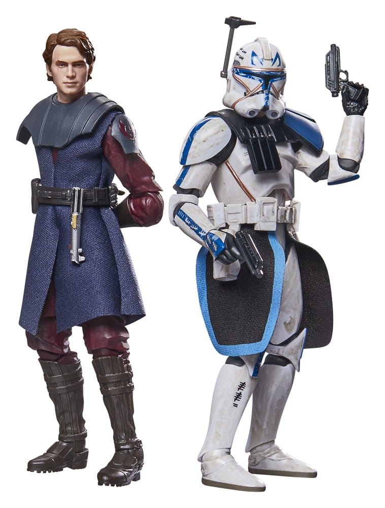Star Wars Black Series Pack de 2 Figuras Anakin Skywalker & Clone Captain Rex 15 cm