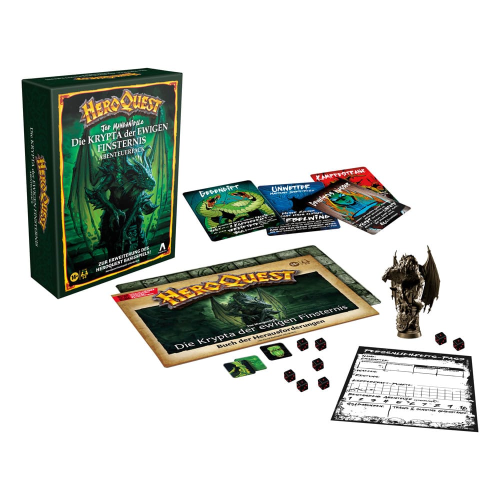 HeroQuest Expansión del Juego de Mesa Die Krypta der ewigen Finsternis Pack de Misión *Edición Aléman*