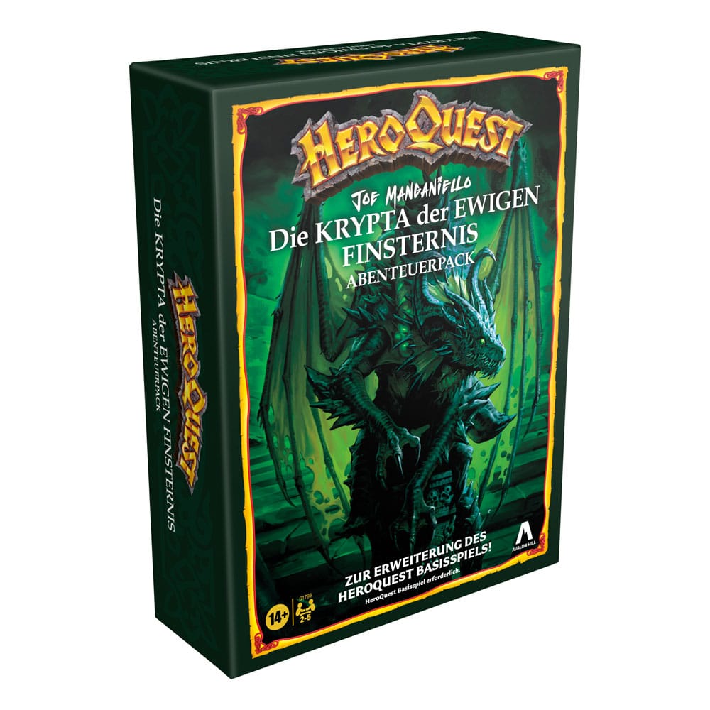 HeroQuest Expansión del Juego de Mesa Die Krypta der ewigen Finsternis Pack de Misión *Edición Aléman*